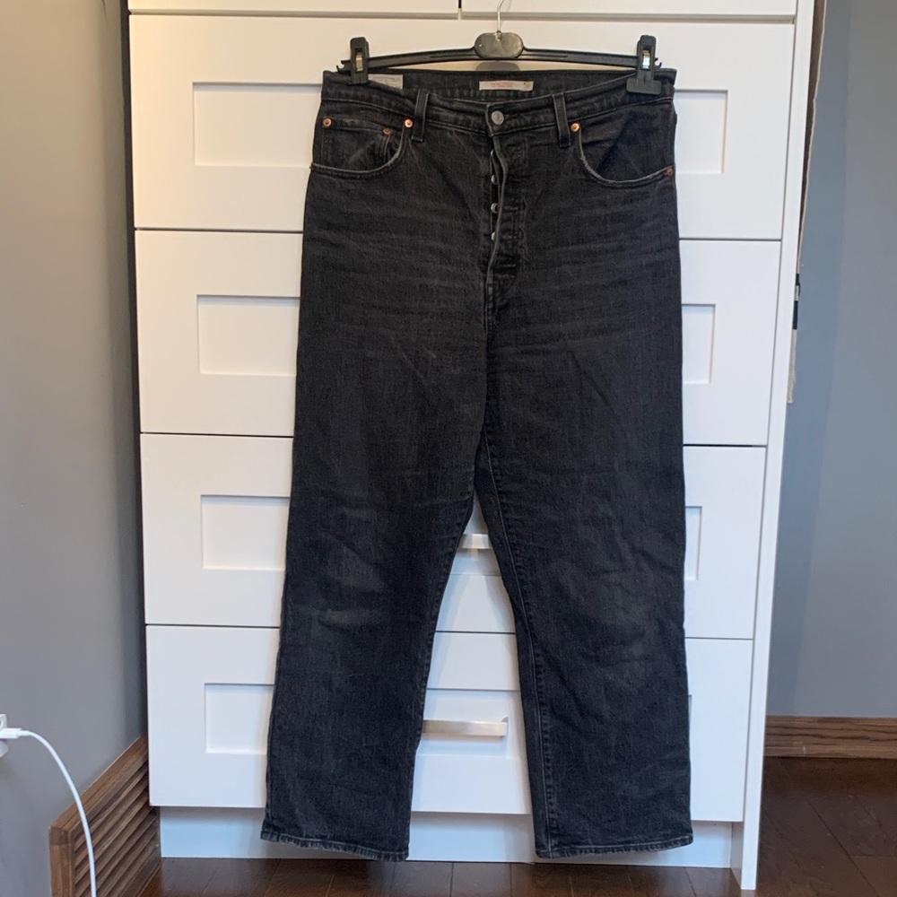 Levi’s rib cage straight jeans